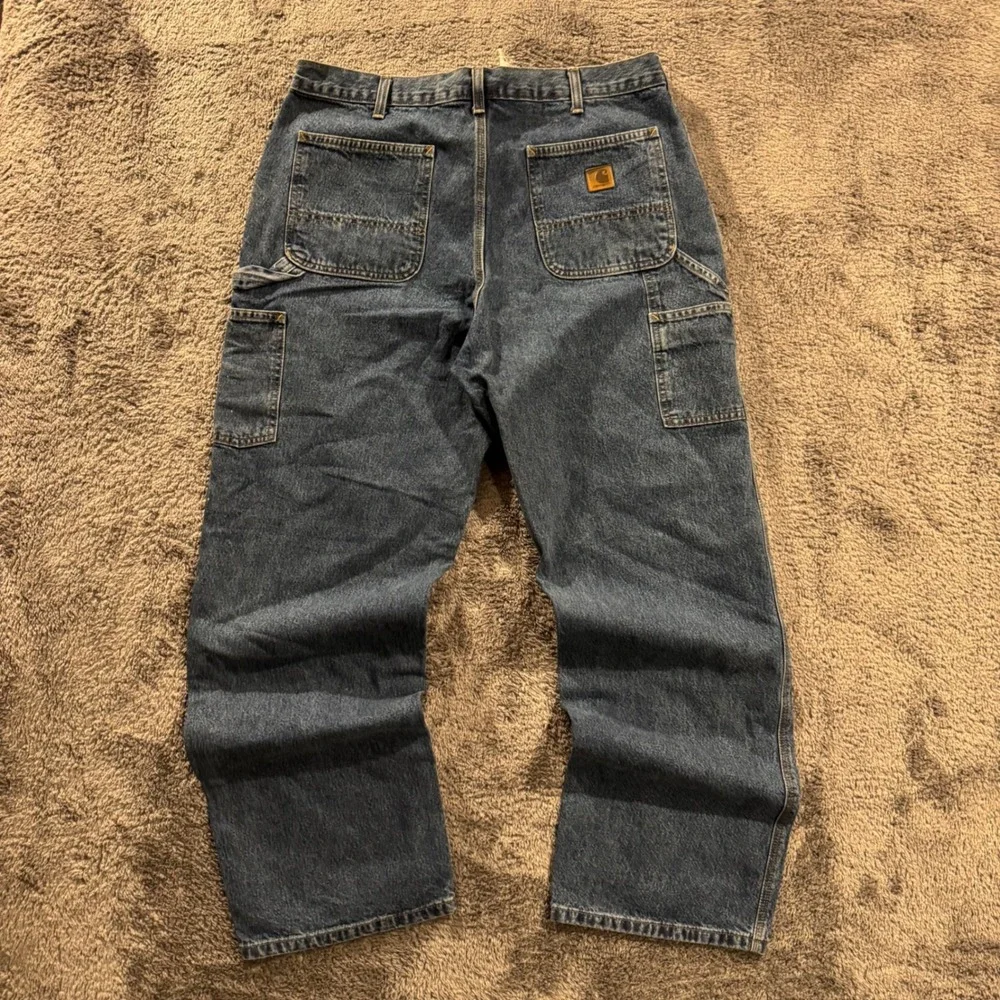 Carhartt B13 DPS Mens Original Dungaree Fit Carpenter Jeans Dark Wash 38x32